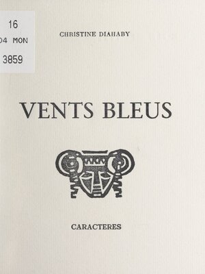 cover image of Vents bleus